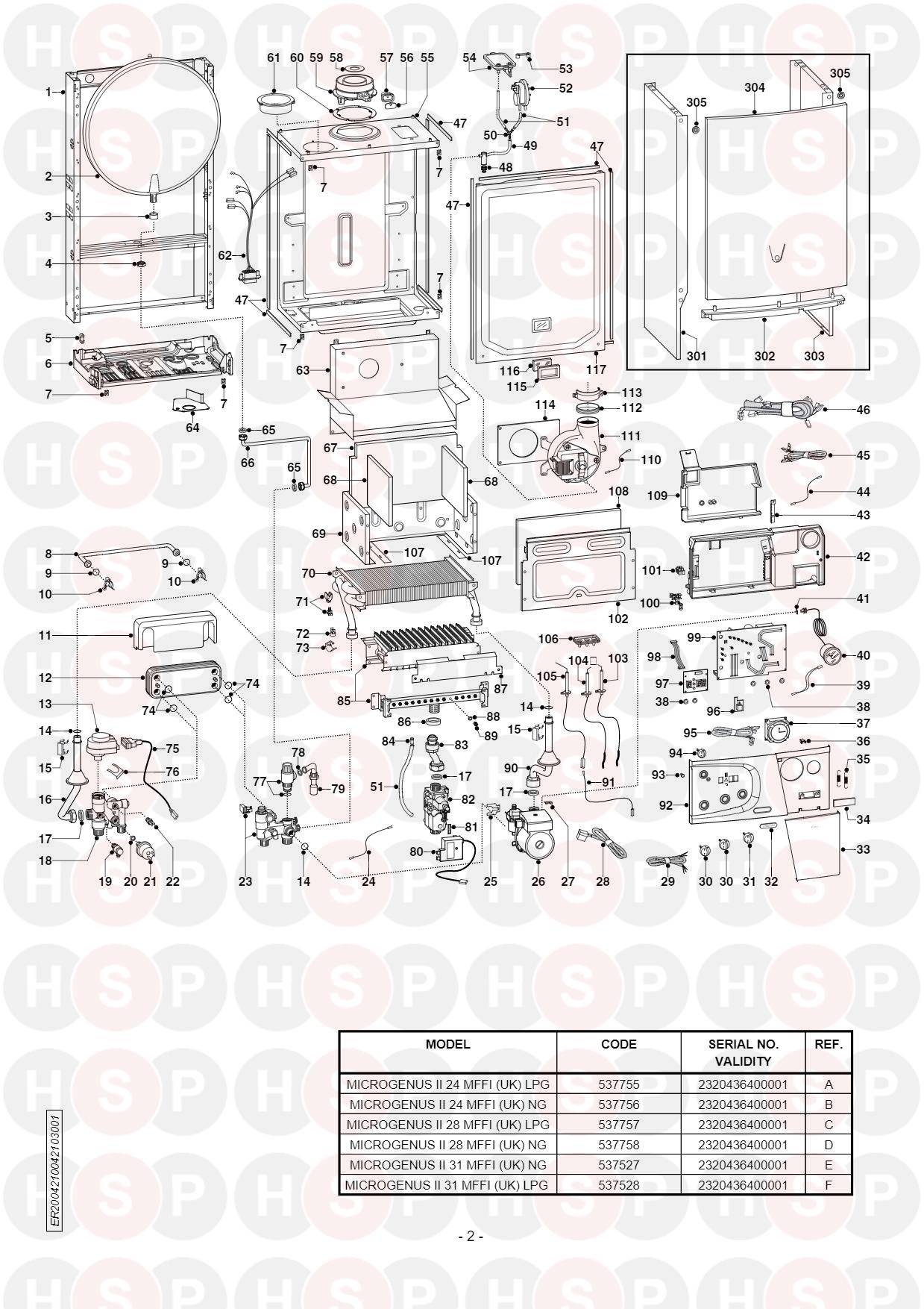 Ariston Microgenus 11 24 MFFI Edition 3 (From Serial No 2320436400001 ...